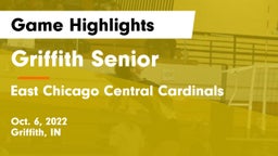 Griffith Senior  vs East Chicago Central Cardinals Game Highlights - Oct. 6, 2022