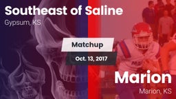 Matchup: Southeast of Saline vs. Marion  2017