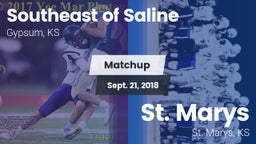 Matchup: Southeast of Saline vs. St. Marys  2018