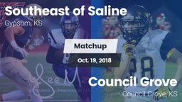 Matchup: Southeast of Saline vs. Council Grove  2018