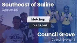 Matchup: Southeast of Saline vs. Council Grove  2019