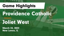 Providence Catholic  vs Joliet West  Game Highlights - March 24, 2022