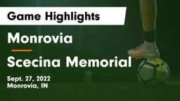 Monrovia  vs Scecina Memorial  Game Highlights - Sept. 27, 2022