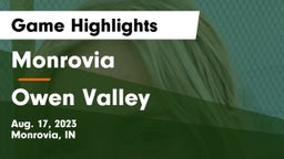 Monrovia  vs Owen Valley  Game Highlights - Aug. 17, 2023