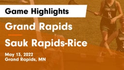 Grand Rapids  vs Sauk Rapids-Rice  Game Highlights - May 13, 2022