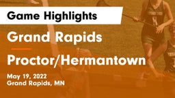 Grand Rapids  vs Proctor/Hermantown Game Highlights - May 19, 2022