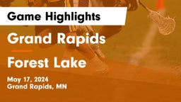 Grand Rapids  vs Forest Lake  Game Highlights - May 17, 2024