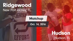 Matchup: Ridgewood High vs. Hudson  2016