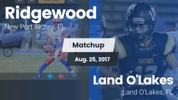 Matchup: Ridgewood High vs. Land O'Lakes  2016