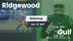 Matchup: Ridgewood High vs. Gulf  2016