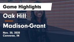 Oak Hill  vs Madison-Grant  Game Highlights - Nov. 20, 2020