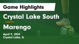 Crystal Lake South  vs Marengo  Game Highlights - April 9, 2024