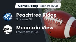 Recap: Peachtree Ridge  vs. Mountain View  2022