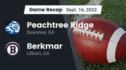 Recap: Peachtree Ridge  vs. Berkmar  2022