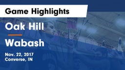 Oak Hill  vs Wabash  Game Highlights - Nov. 22, 2017