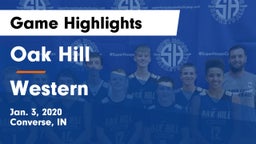 Oak Hill  vs Western  Game Highlights - Jan. 3, 2020