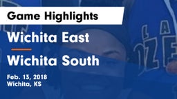 Wichita East  vs Wichita South  Game Highlights - Feb. 13, 2018