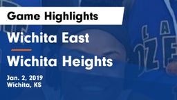 Wichita East  vs Wichita Heights  Game Highlights - Jan. 2, 2019