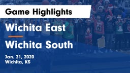 Wichita East  vs Wichita South  Game Highlights - Jan. 21, 2020