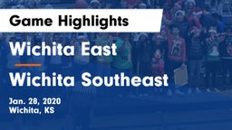 Wichita East  vs Wichita Southeast  Game Highlights - Jan. 28, 2020