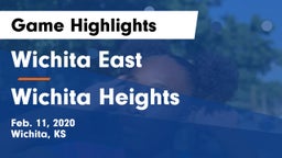 Wichita East  vs Wichita Heights  Game Highlights - Feb. 11, 2020