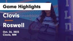 Clovis  vs Roswell  Game Highlights - Oct. 26, 2023