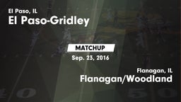Matchup: El Paso-Gridley vs. Flanagan/Woodland  2016