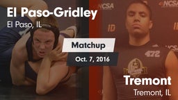 Matchup: El Paso-Gridley vs. Tremont  2016