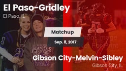 Matchup: El Paso-Gridley vs. Gibson City-Melvin-Sibley  2017