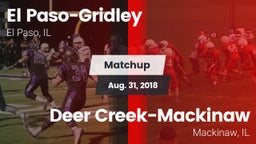 Matchup: El Paso-Gridley vs. Deer Creek-Mackinaw  2018
