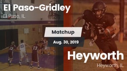 Matchup: El Paso-Gridley vs. Heyworth  2019