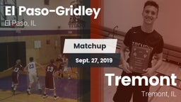 Matchup: El Paso-Gridley vs. Tremont  2019