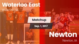 Matchup: Waterloo East High vs. Newton   2017