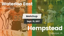 Matchup: Waterloo East High vs. Hempstead  2017