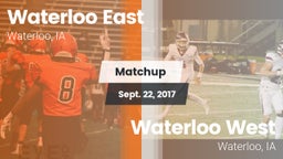 Matchup: Waterloo East High vs. Waterloo West  2017
