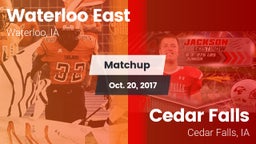 Matchup: Waterloo East High vs. Cedar Falls  2017