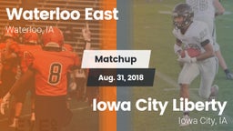 Matchup: Waterloo East High vs. Iowa City Liberty  2018