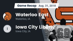 Recap: Waterloo East  vs. Iowa City Liberty  2018
