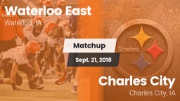 Matchup: Waterloo East High vs. Charles City  2018