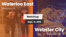 Matchup: Waterloo East High vs. Webster City  2019