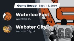 Recap: Waterloo East  vs. Webster City  2019