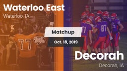 Matchup: Waterloo East High vs. Decorah  2019