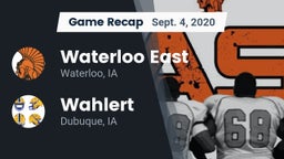 Recap: Waterloo East  vs. Wahlert  2020