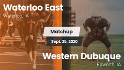Matchup: Waterloo East High vs. Western Dubuque  2020
