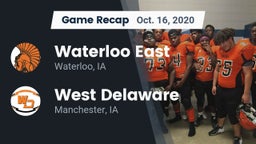 Recap: Waterloo East  vs. West Delaware  2020