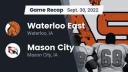 Recap: Waterloo East  vs. Mason City  2022