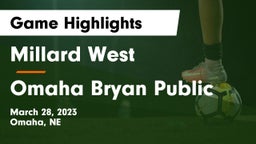 Millard West  vs Omaha Bryan Public  Game Highlights - March 28, 2023
