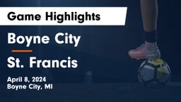 Boyne City  vs St. Francis  Game Highlights - April 8, 2024