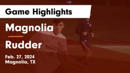 Magnolia  vs Rudder  Game Highlights - Feb. 27, 2024