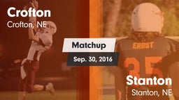 Matchup: Crofton  vs. Stanton  2016